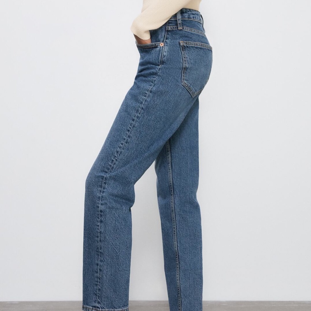 Zara Slim Fit Hi-Rise Jeans